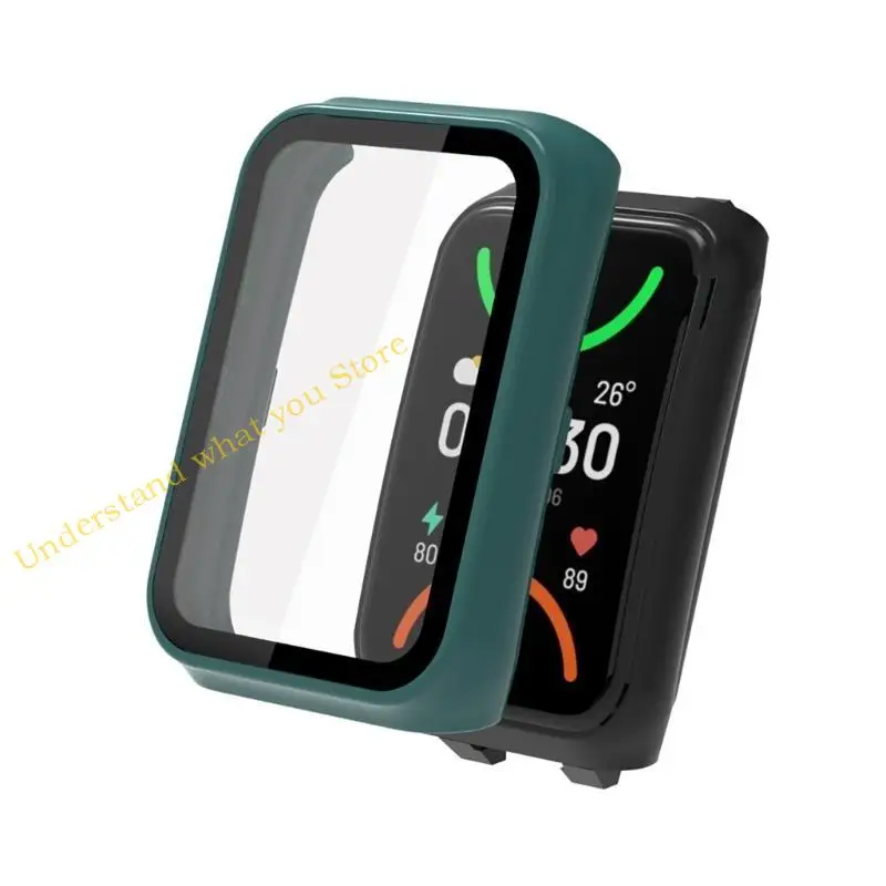 J60A CASE UNTUK BAND 2 Layar Tahan Air PC PC Shell Cover Antiscratch Watch Bumper-Lengan