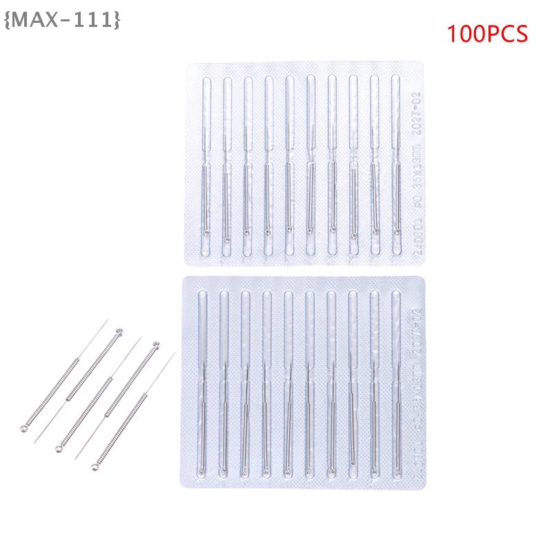 【F2-MAX111】100 PCS Plasma Pen Needles For Spot Mole Freckle Tattoo Removal Point Pen Machine Beauty Equipment