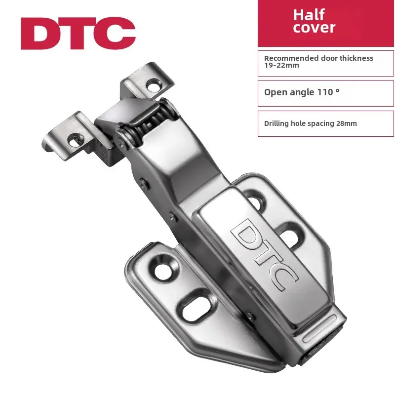 DTC East Thailand Aluminum Frame Hinge Narrow Edge Glass Door Hardware Hydraulic Damping Silent Display Cabinet Window Hinge