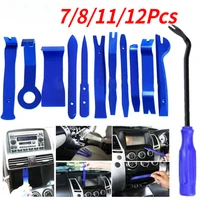 7/8/11/12Pcs Car Door Clip Car Disassembly Tools Set DVD Stereo Refit Kits Interior Plastic Trim Panel Dashboard Removal Tools