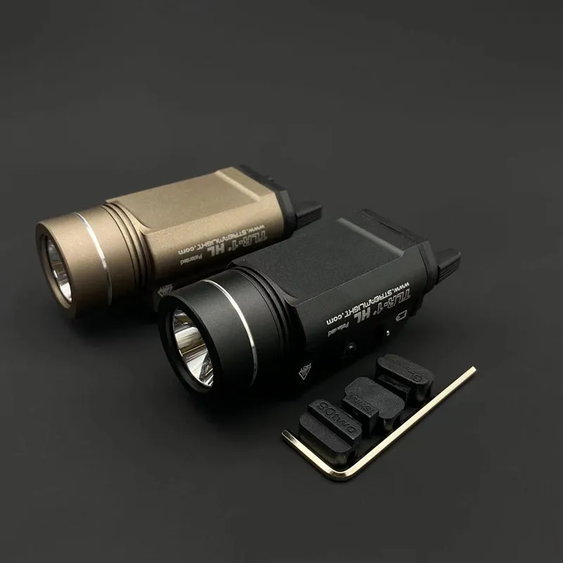 Tactical TLR-1 TLR-7 Weapon Gun Flashlight Metal 1000 Lumens TLR7 LED Strobe Light 20mm Glock 17 Airsoft Rifle TLR1 Scout Torch