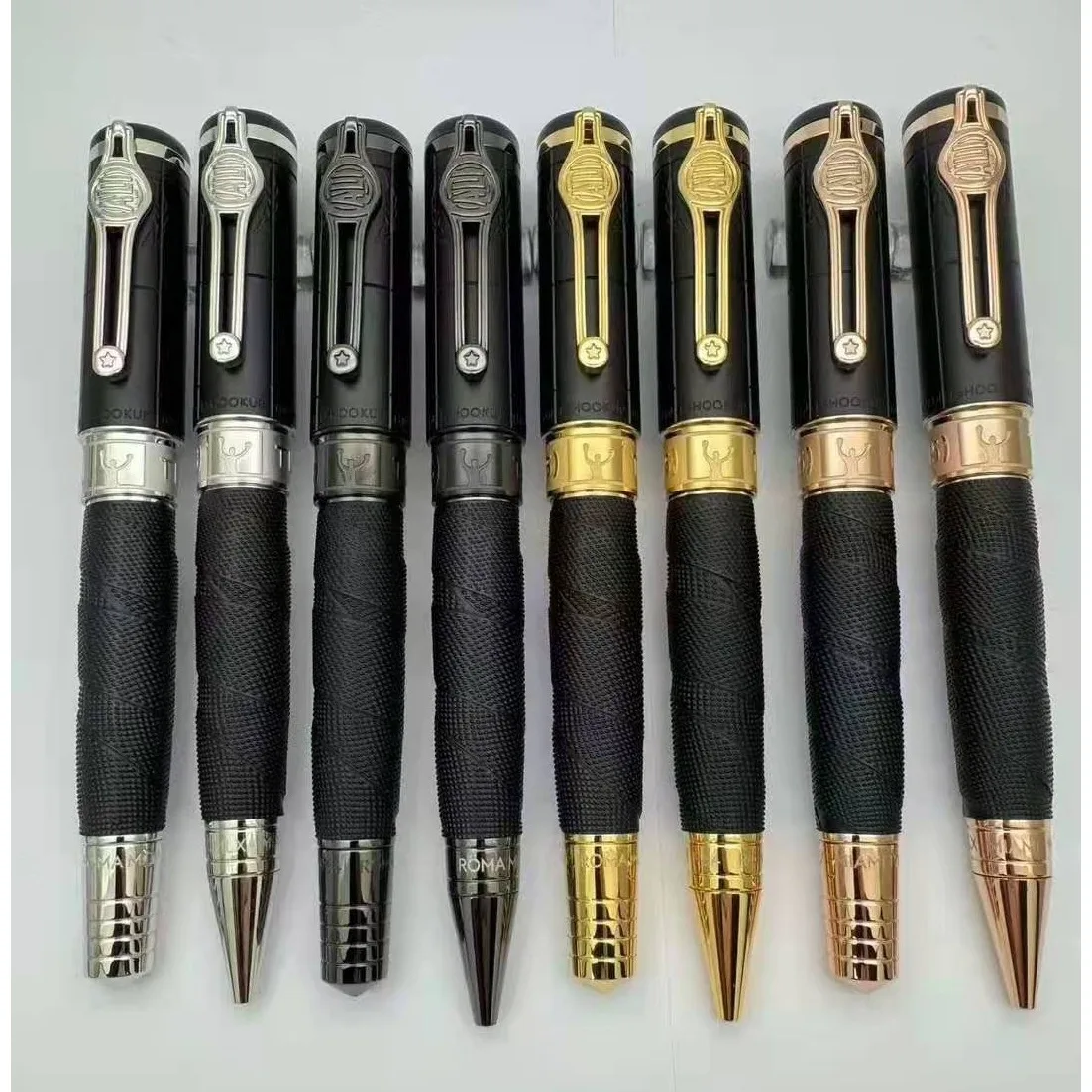 Celebrity Series Special Edition Muhammad Al MB Rollerball Pens Unique Reliefs Design Writing Ballpoint Pens As Gift Business