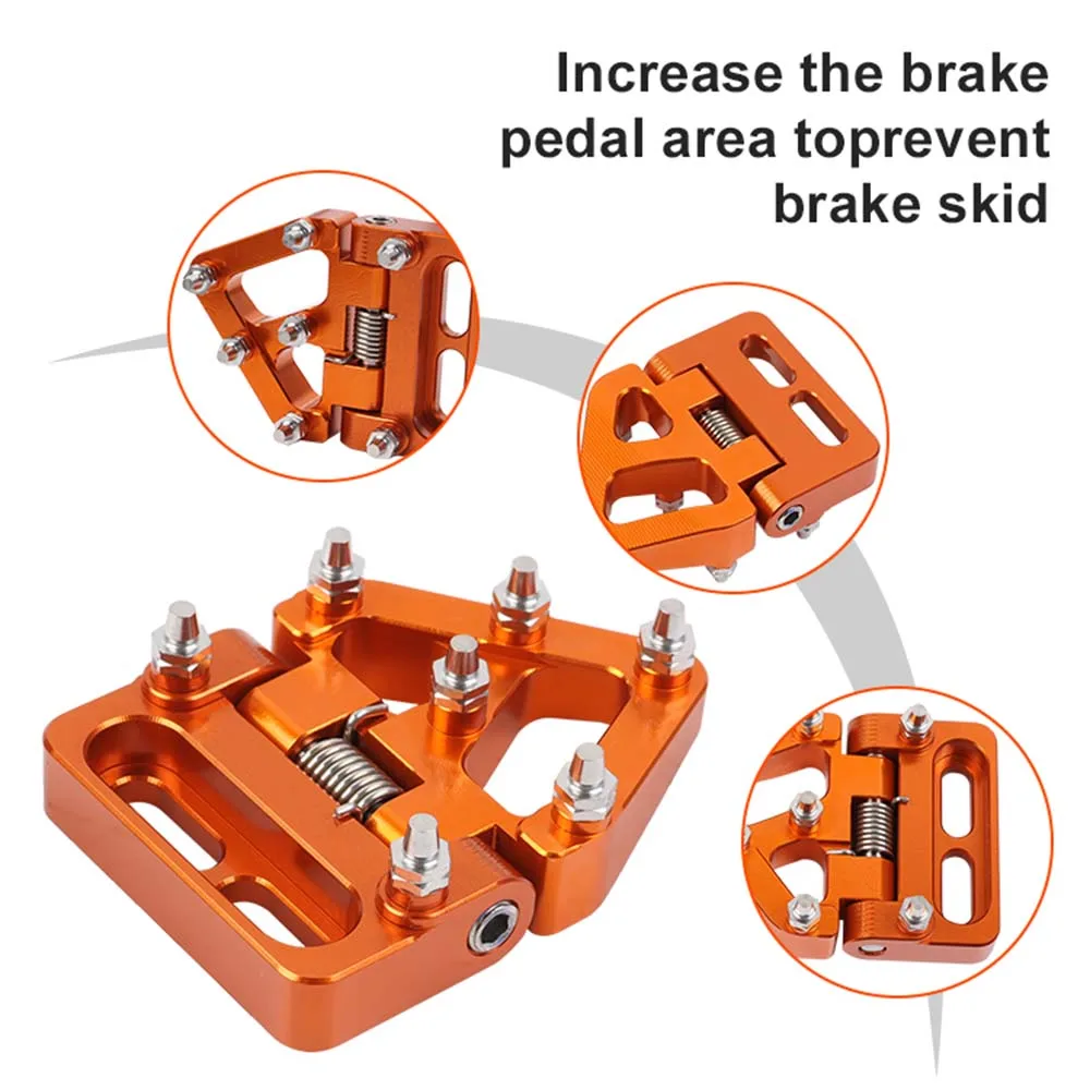 Motorcycle Folding Rear Brake Pedal Tip Plate Pad for KTM 125-500 SX SXF XC XCF XCW XCFW EXC EXCF For Husqvarna TC FC TE FE 501