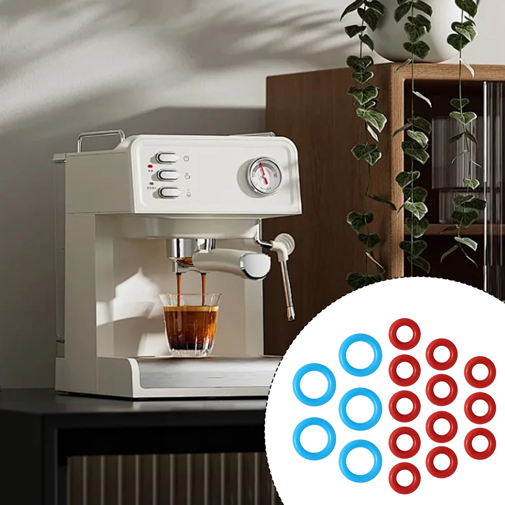 Coffee Brewing Maintenance O-Rings Seal Coffee Machine Repair Parts Silicone O-rings Color-Coded Design Long-Lasting Durability