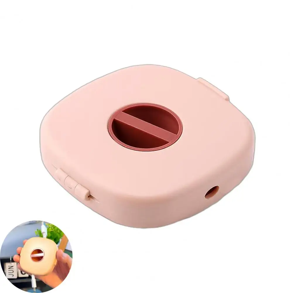 Phone Holder Cable Organizer 2-in-1 Cable Winder Phone Stand Retractable Charging Cord Organizer Flexible Cable for Home
