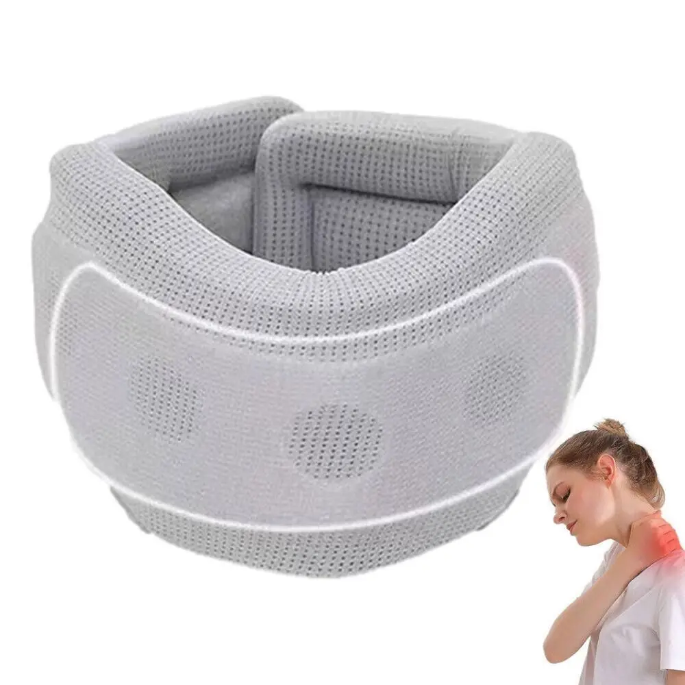 

Портативная U-образная подушка из ледяного шелка, губка против храпа, корректор наклона вперед, бандаж для шеи, расслабляющая защита шеи