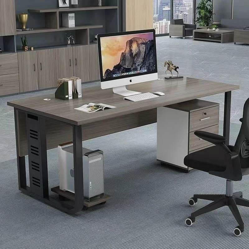 Desk Simple Modern Boss Office Supervisor Desktop Computer  and Chair Combination General Manager Desk