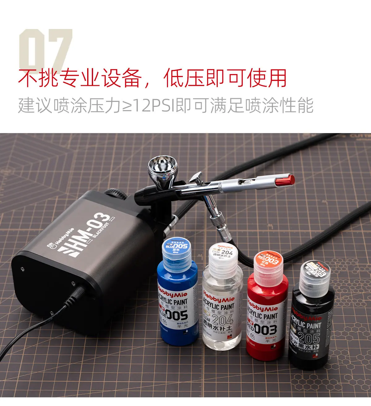 Coloring Paint HOBBY MIO Water-based Pre Mixed Basic Color Protective Paint Water Filling Soil Model Spraying