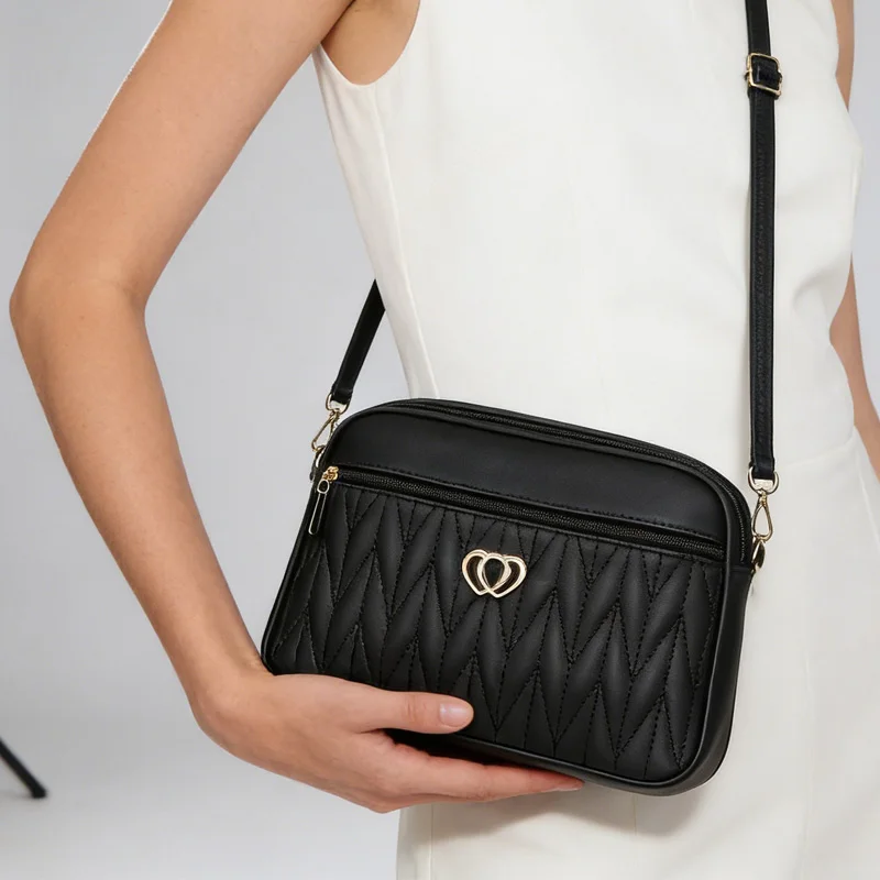 New Style Women's Bag Large Capacity High-Quality Leather Crossbody Bag Wallet Trendy PU Shoulder Bag Temperament Capacity Bag