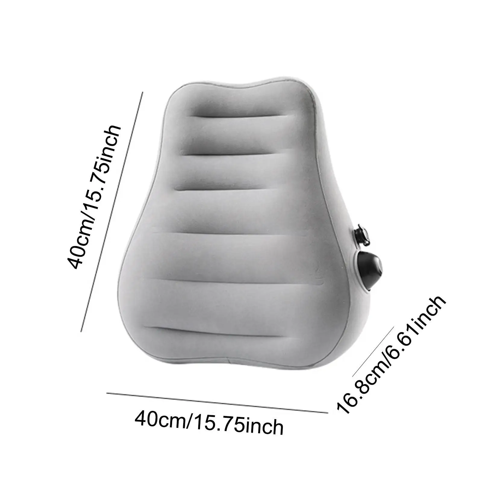 Pillow Easy to Inflate Multipurpose Portable Comfortable Inflatable Wedge Pillow for Airplane Sleeping Home Camping Car