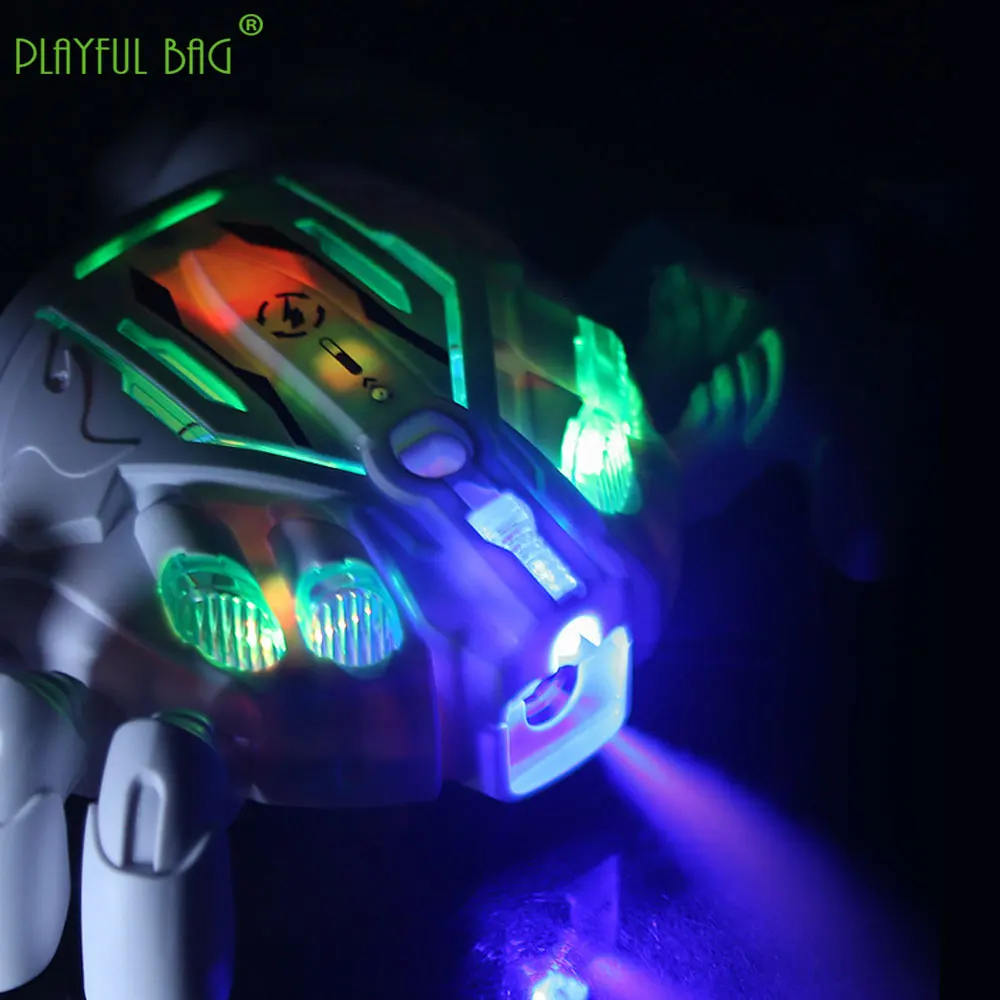 ของเล่นไฟฟ้า Universal Walking Crab Light เพลงสเปรย์ปูเสียงเด็กสนุกของเล่น Mechanical Mech สไตล์คริสต์มาสของขวัญ VG161