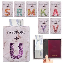 Fashional Travel Passport Holder Protective Cover Engrave Image Literal Passport Cover for Unisex Slim Travel Credit Card Holder