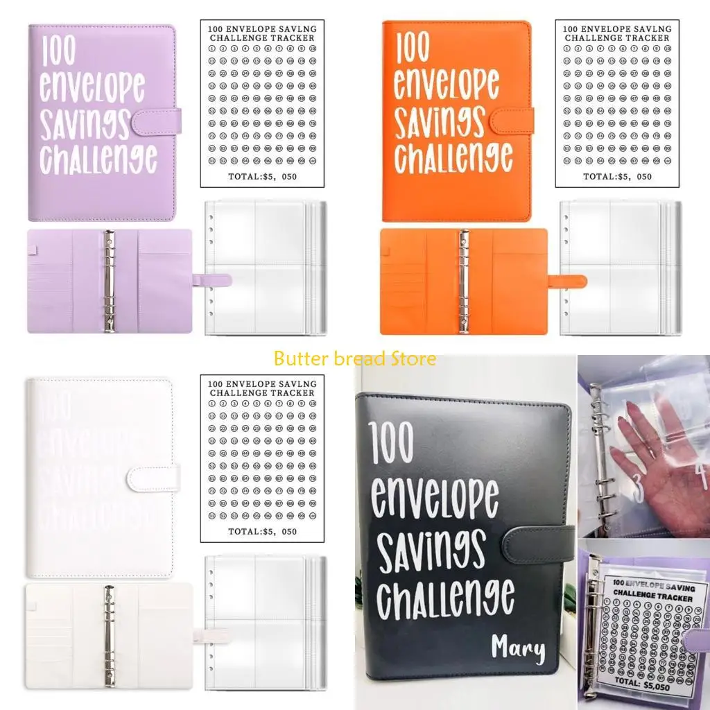 W89C Budget Binner Planner Money Saving Planner Journal Notebook for Budgeting