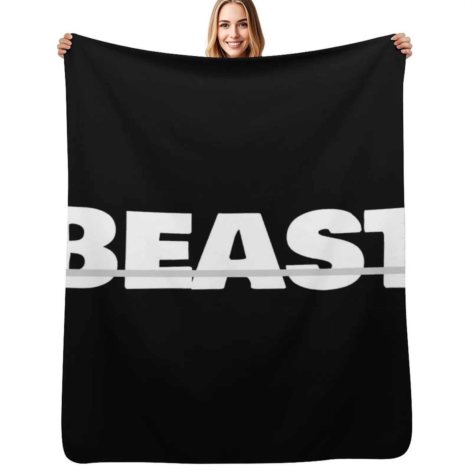 

BEAST Throw Blanket Shaggy Sofas Plush Blanket
