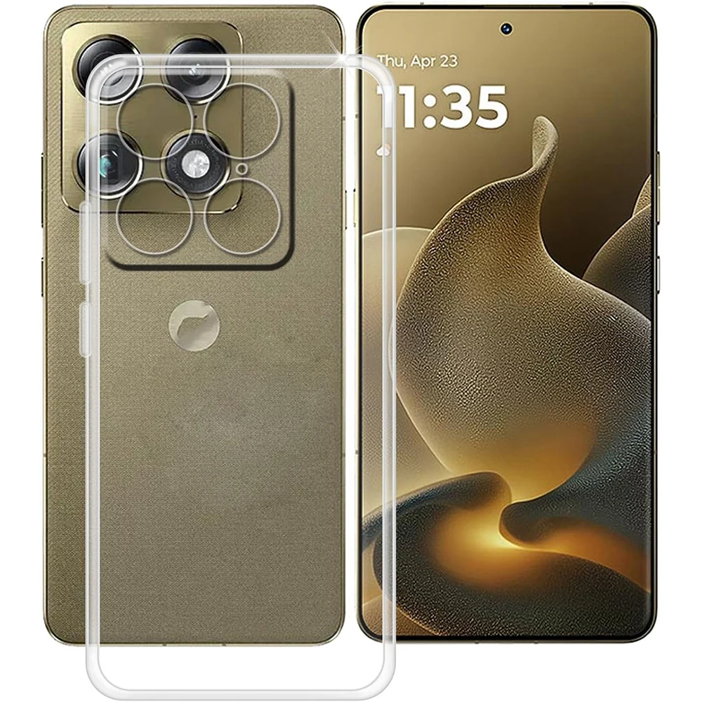 Ultradünne, transparente, weiche TPU-Kamera-Schutzhülle für Motorola Moto Signature