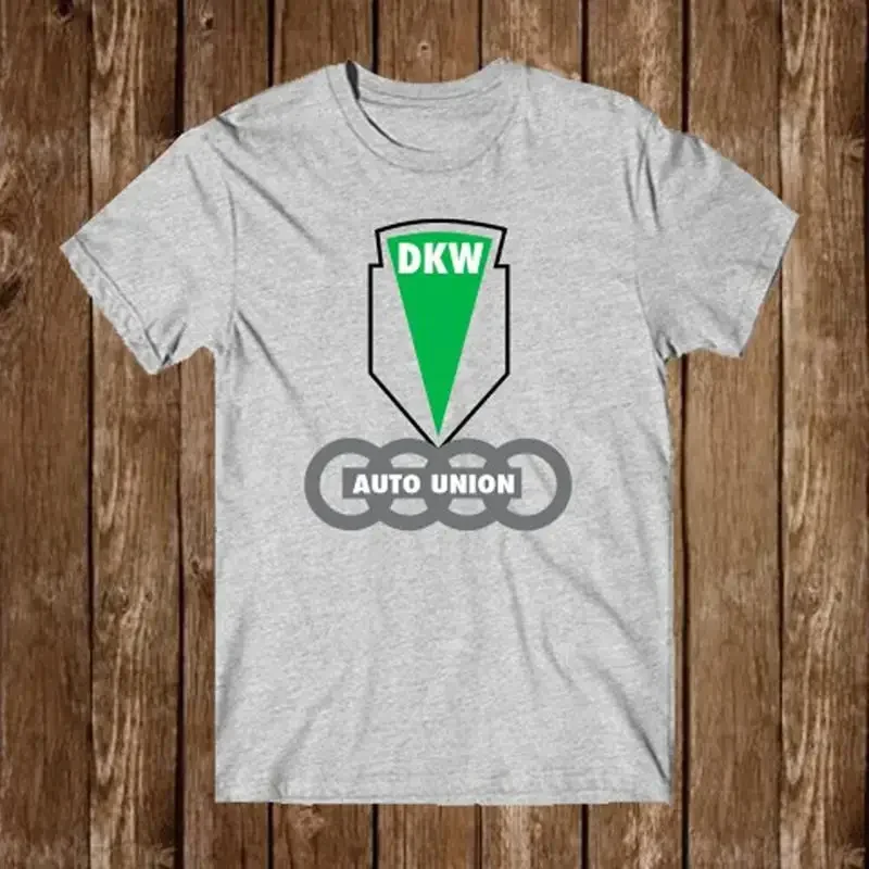 DKW Classic Motocycle Auto Union camiseta gris para hombre talla S 5XL