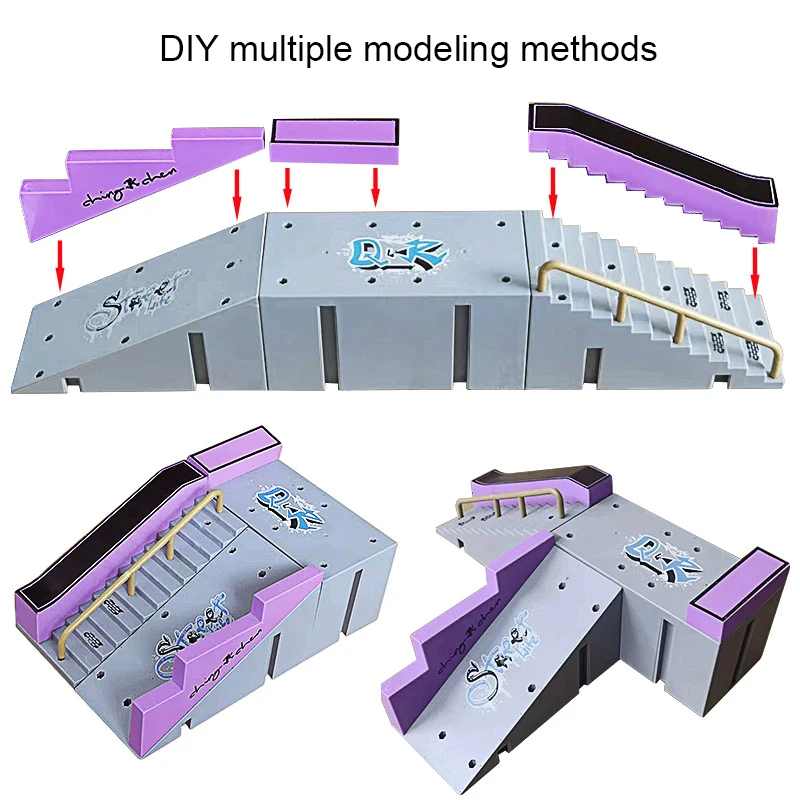 Jeugd Beginner Vinger Skateboarden Speelgoedset Indoor Sport Platform Scooter Broek Combinatie Kerstcadeau voor kinderen