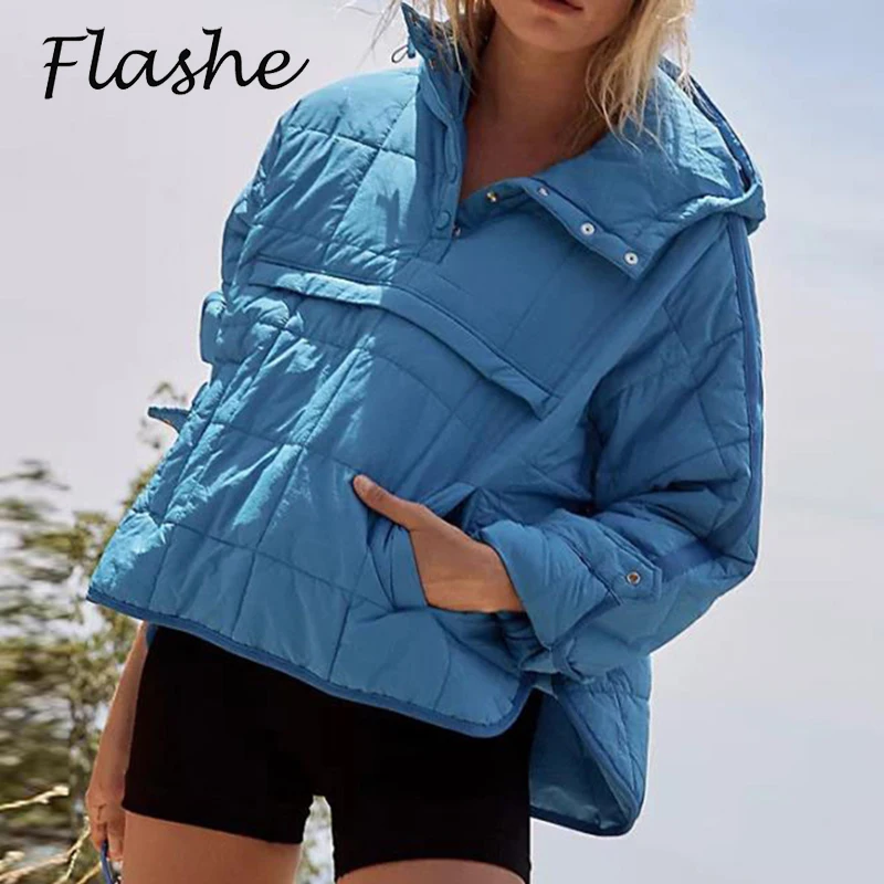 Mode Hoodies Mäntel Frauen Herbst Winter Langarm warme Baumwoll mäntel für Frauen lässige Taschen jacken