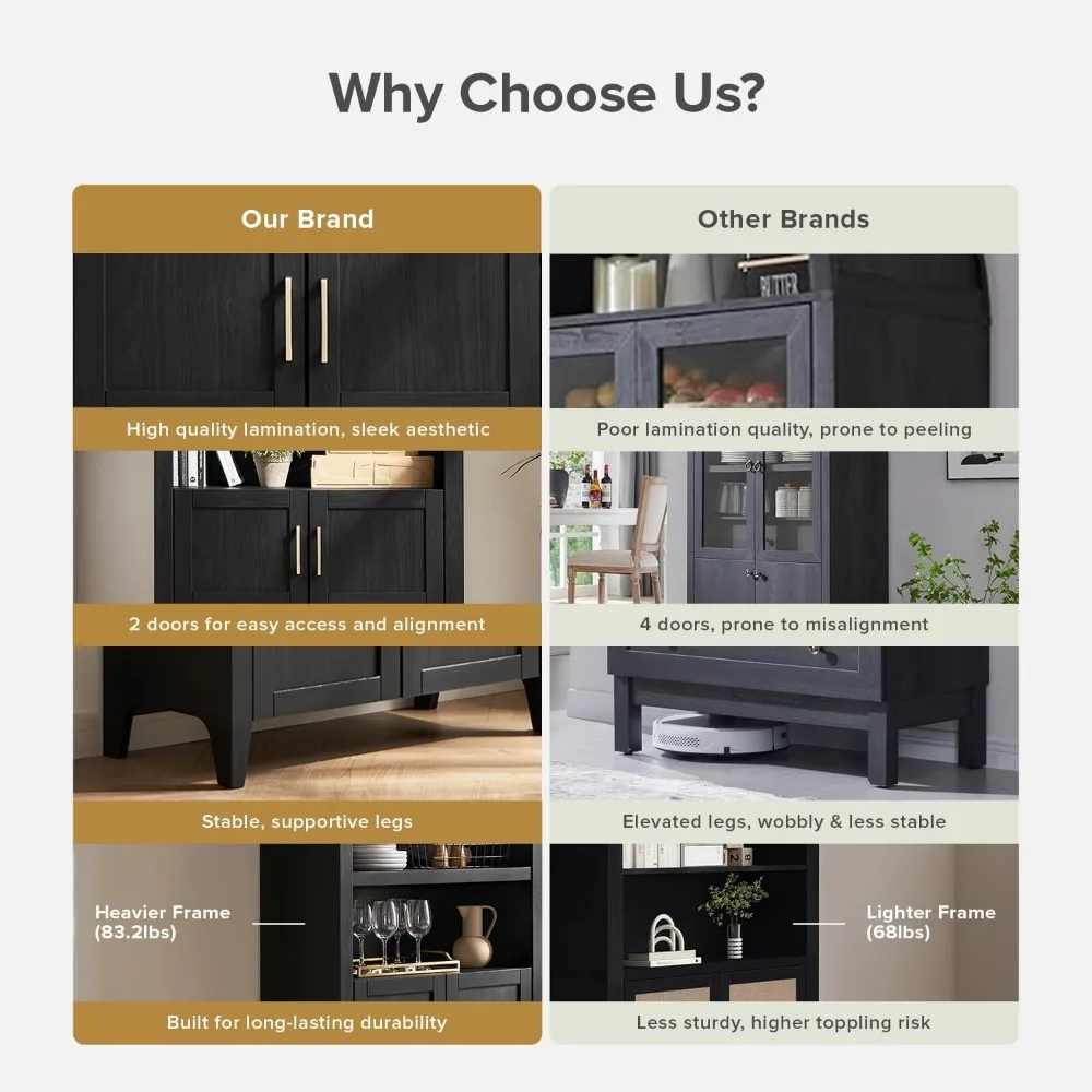 خزانة كتب خشبية مقوسة من 5 طبقات مع أبواب وأرفف، ورف كتب صغير للتخزين على شكل قوس، وخزانة قصيرة مقوسة