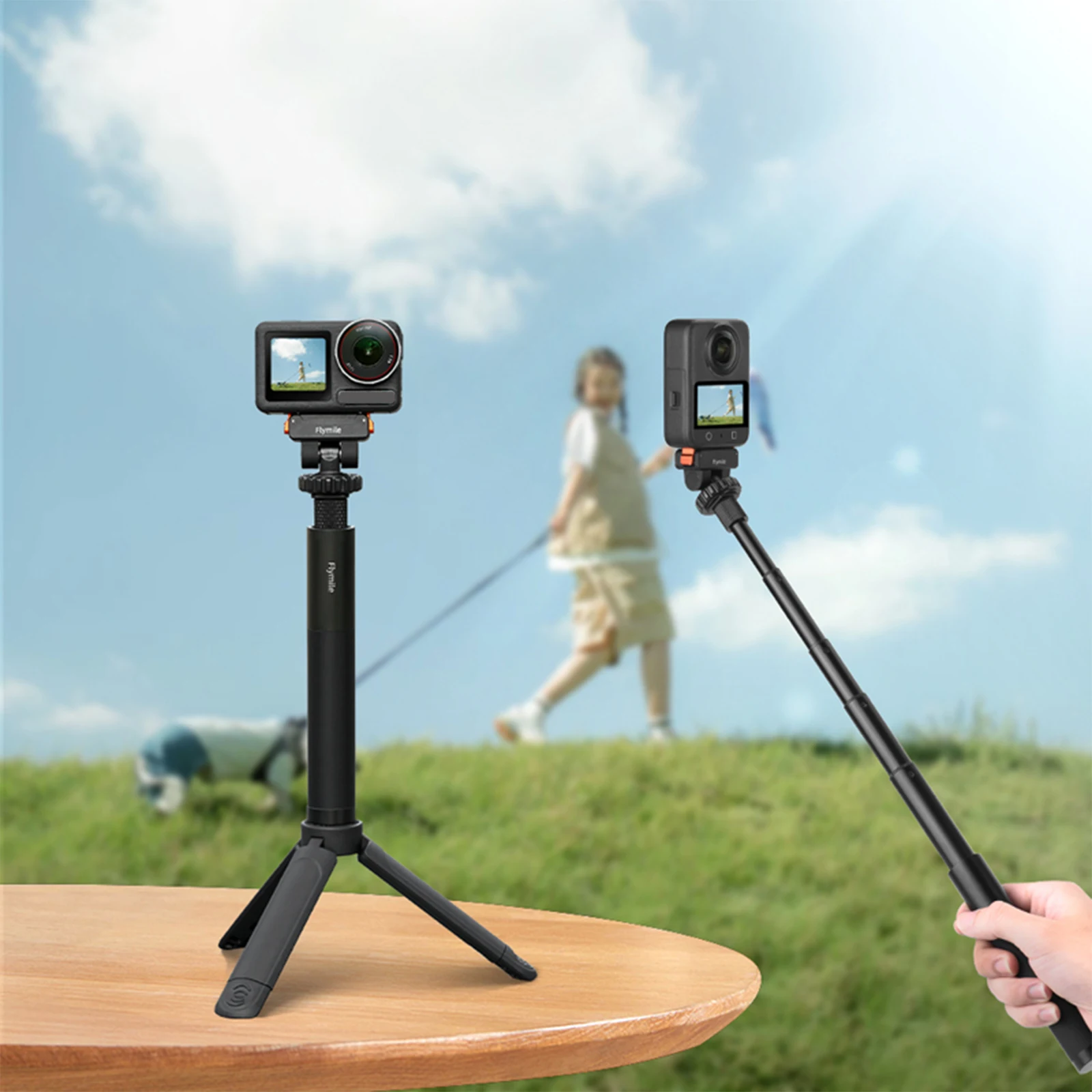 Selfie Stick Aluminum Alloy Ex - đánh giá và giá Insta360 Camera Go 3