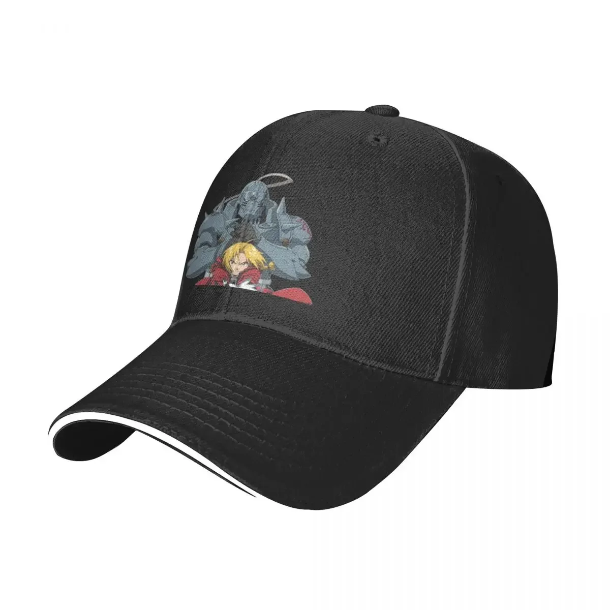 Fullmetal Alchemist Brotherhood Boné de beisebol Designer Hat Ball Cap | -F- |   Chapéu de caminhoneiro feminino masculino