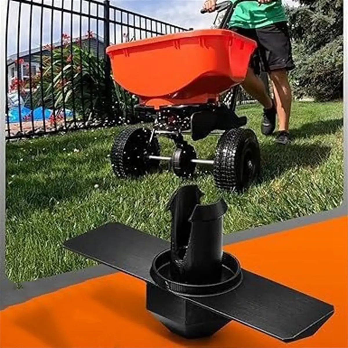 Upgraded Replacement Agitator for RB-60 Broadcast Spreader 1PC er Flow PLA