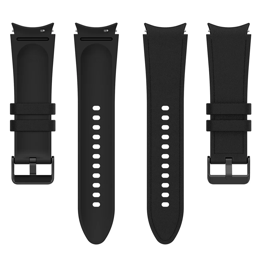 1 PCS New Watch Strap Black Buckle Small Size Large Size Silicone Strap Watch Accessories for Samsung Galaxy Watch 3/4/5/6 Parts