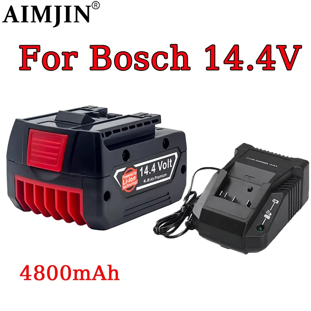 

BAT614G is suitable for replacing lithium-ion batteries with 4800mAh rechargeable batteries in Bosch 14.4V power tools