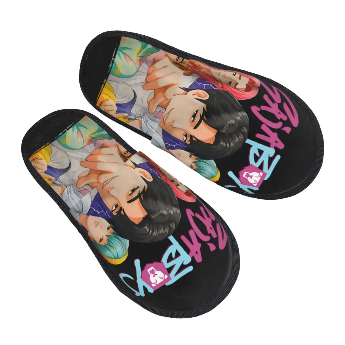 

Custom Print Women Saja Boys Kpop Demon Hunter Group House Slippers Soft Warm Memory Foam Fluffy Slipper Indoor Outdoor Shoes