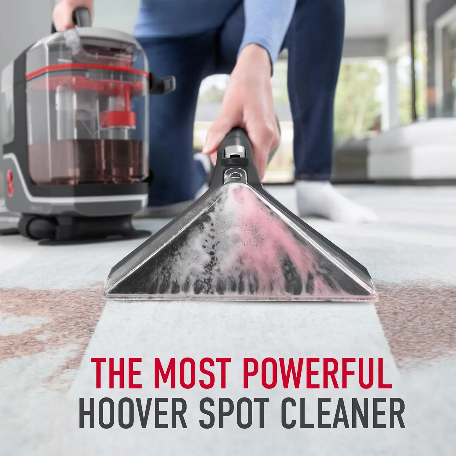 Carpet Cleaner Machine, for Carpet and Upholstery, with Specialized Tools, Permanent Stain Remove