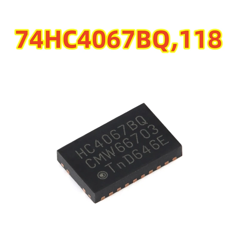 Original genuine 74HC4067BQ, 118 silk screen: HC4067BQ DHVQFN-24 analog multiplexer/demultiplexer 100% brand new chip