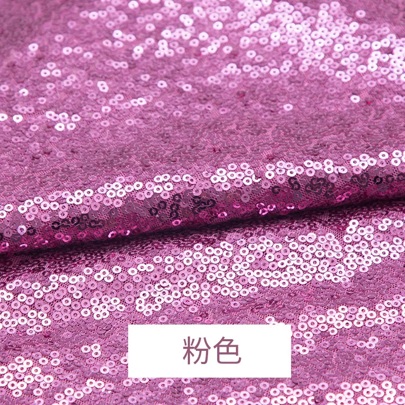 1/2/3/4/5M Sequins Clothing Fabrics By Meter Tablecloth Background Decoration Wedding Gauze Cloth Party Dresses  Sewing Material