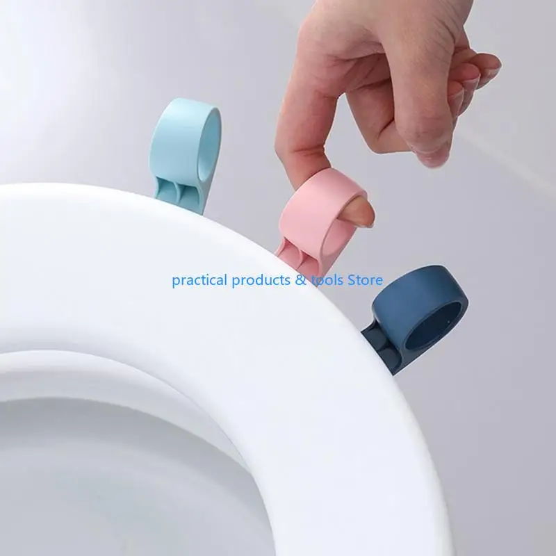77JB Toilet Cover Lifter Avoid for Touch Toilet Lid Handle Lifting Device Toilet for Seat Lifters for Home Office Hotel Bath