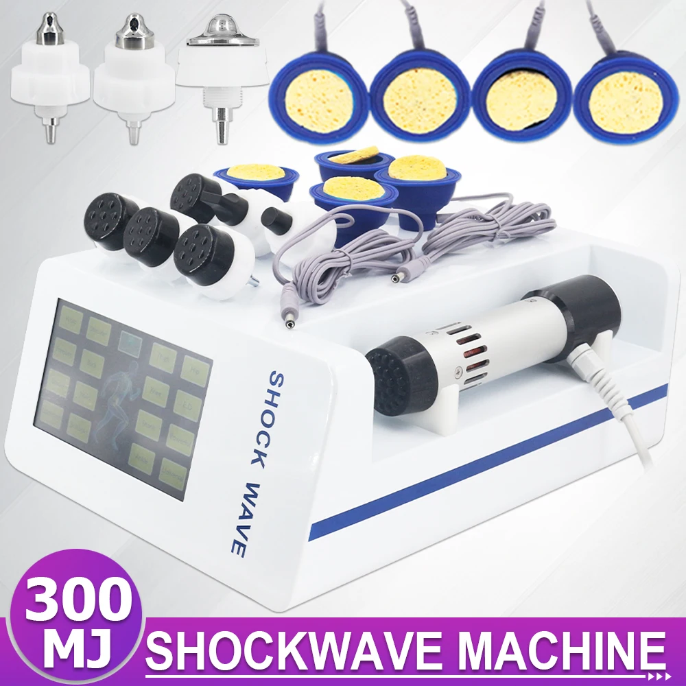 

Professional Shock Wave Therapy Machine For ED Treatment And Relieve Muscle Pain 300MJ Physiotherapy Shockwave EMS Massager 2026