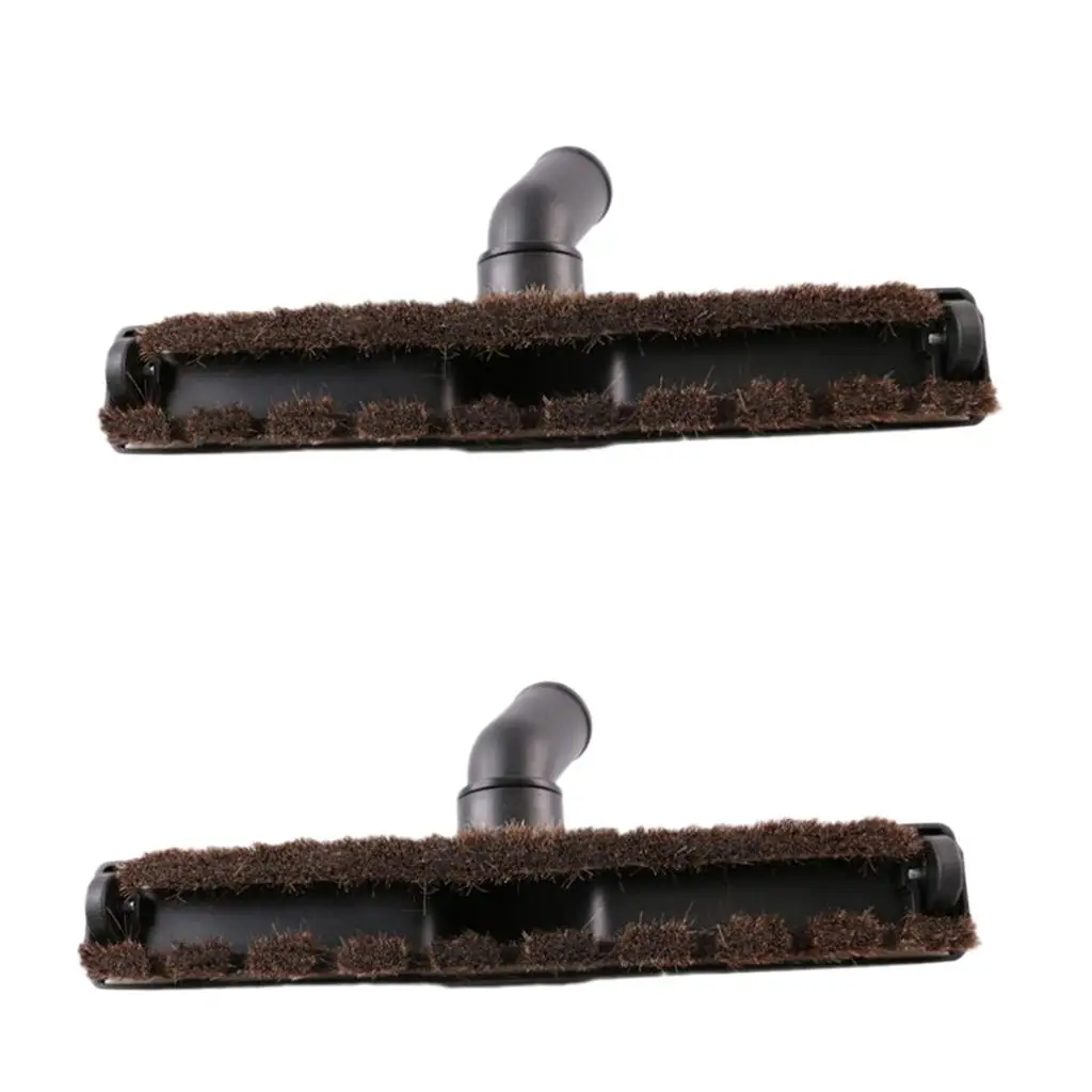 Vacuum Cleaner Brush Horsehair Floor Brush Attachment 32mm Swivel Head Dust Sweeper for Home Floors