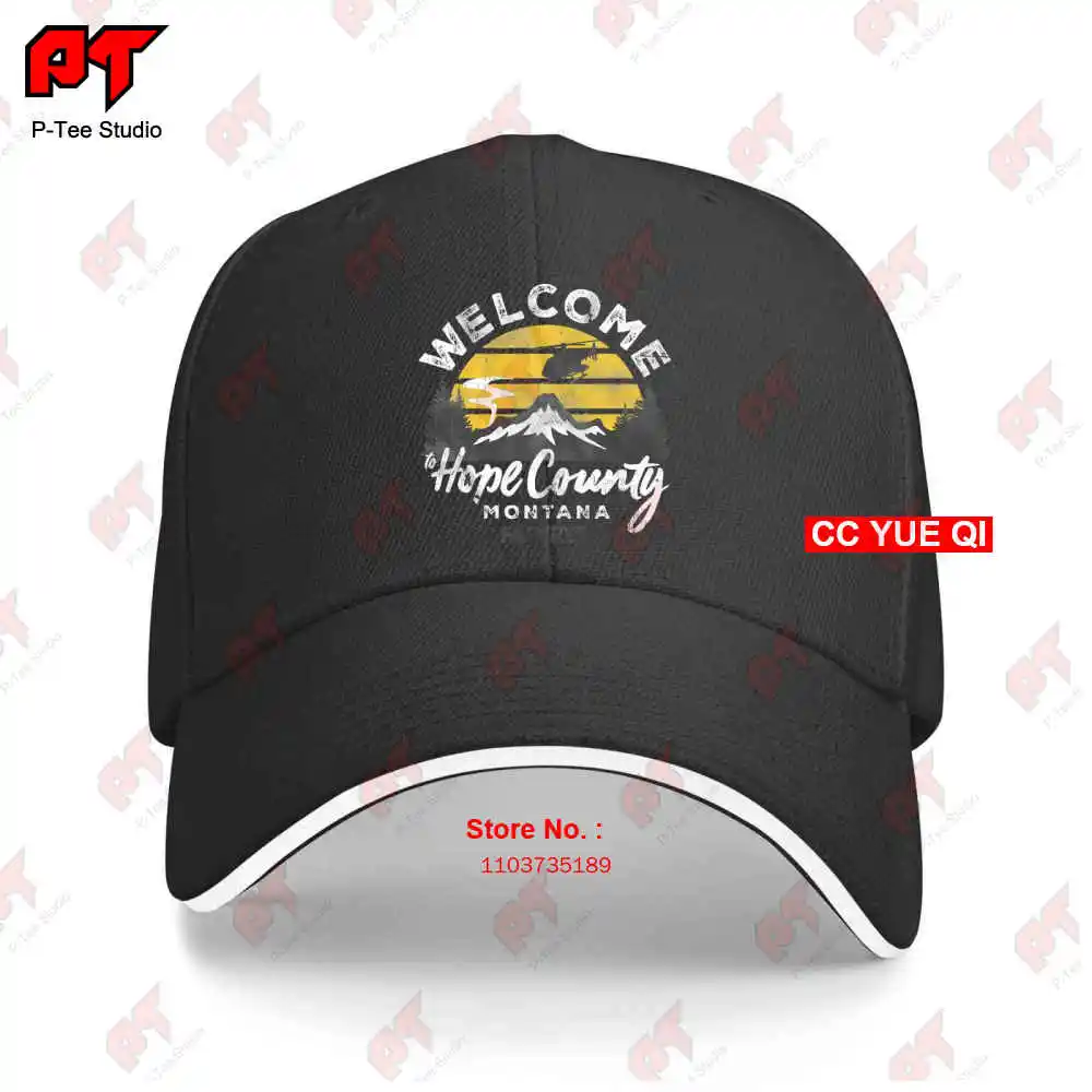 Far Cry 5 Welcome To Hope County Montana Logo Baseball Caps Truck Cap 9654