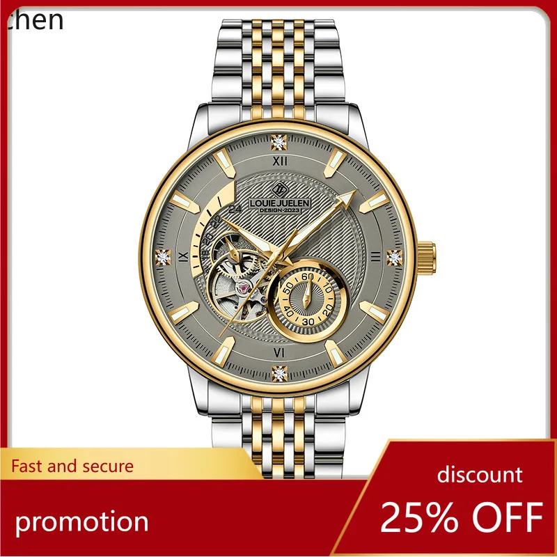 

Zml automatic mechanical watch for men - skeleton design