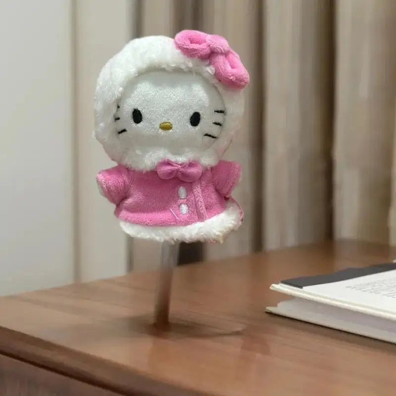 

Мягкий игрушечный брелок Sanrio Hello Kitty; Подвеска в виде плюшевой куклы Kitty Cat в девчачьей розовой юбке