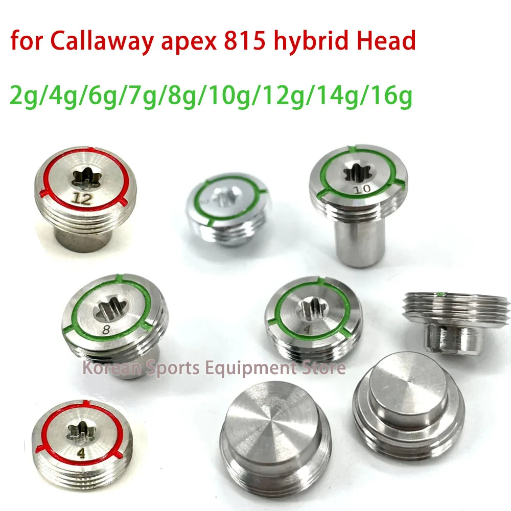 Golf Club Heads Screw Weights 2g/4g/6g/7g/8g/10g/12g/14g/16g Weights fit for Callaway apex 815 hybrid Head Screw Accessory