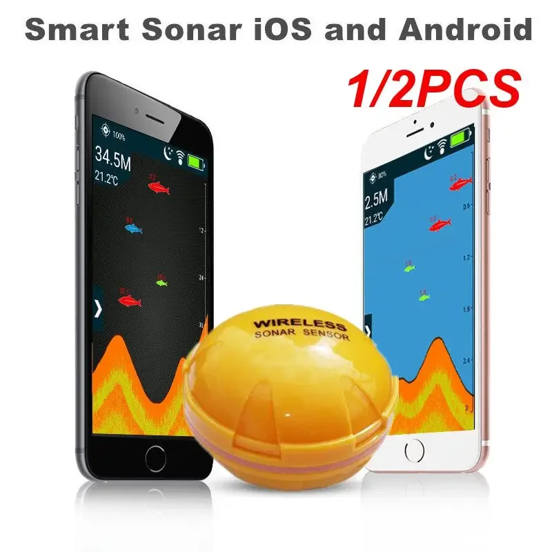 

Wireless Portable Fish Finder Sonar Depth Sounder Alarm Ocean River Lake Portable fishecho sounder