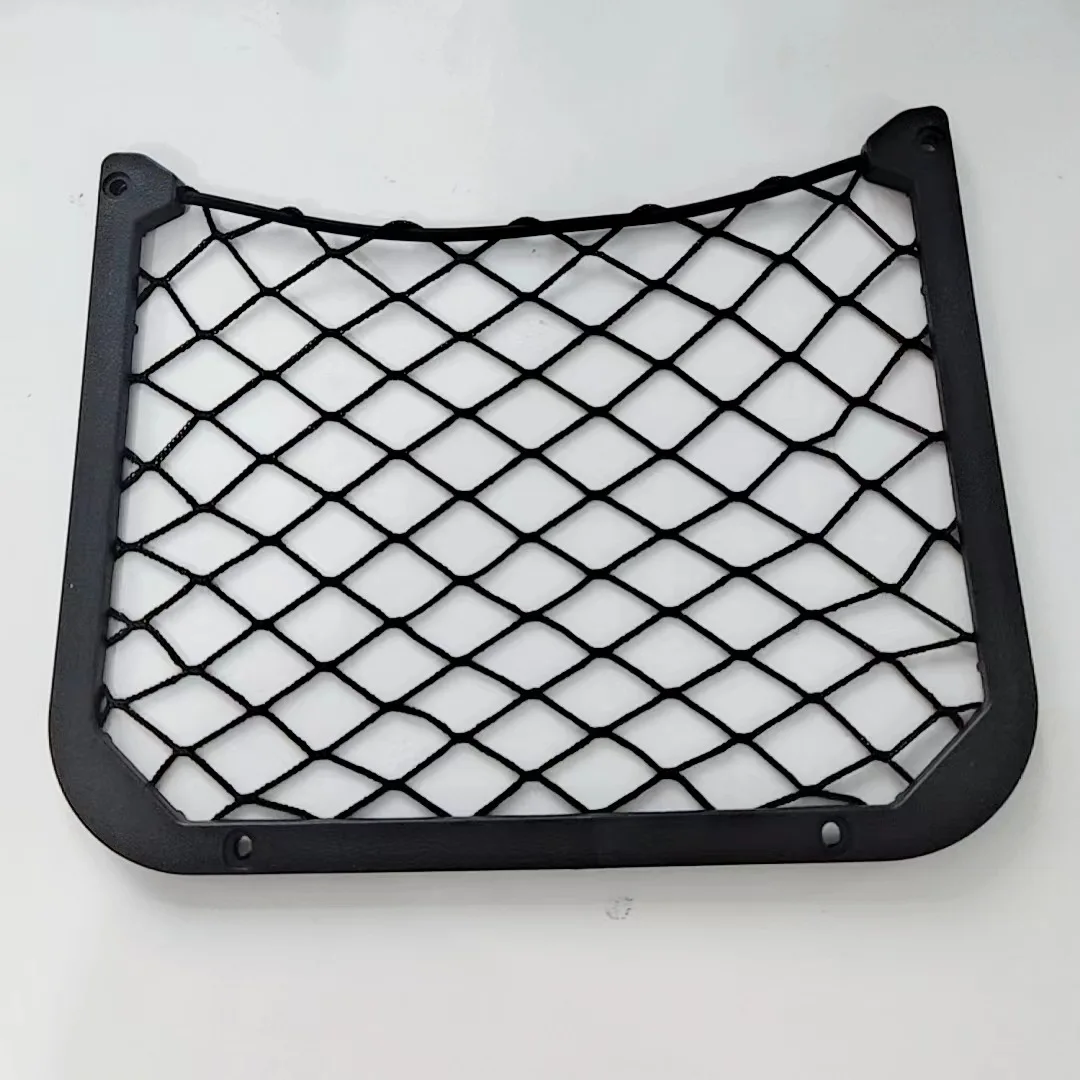 Car Seat Back Storage Bag Mesh Storage Net Car Built-in Storage Organizer Fixed Net Anti-Slip For RV Truck Bus Camper