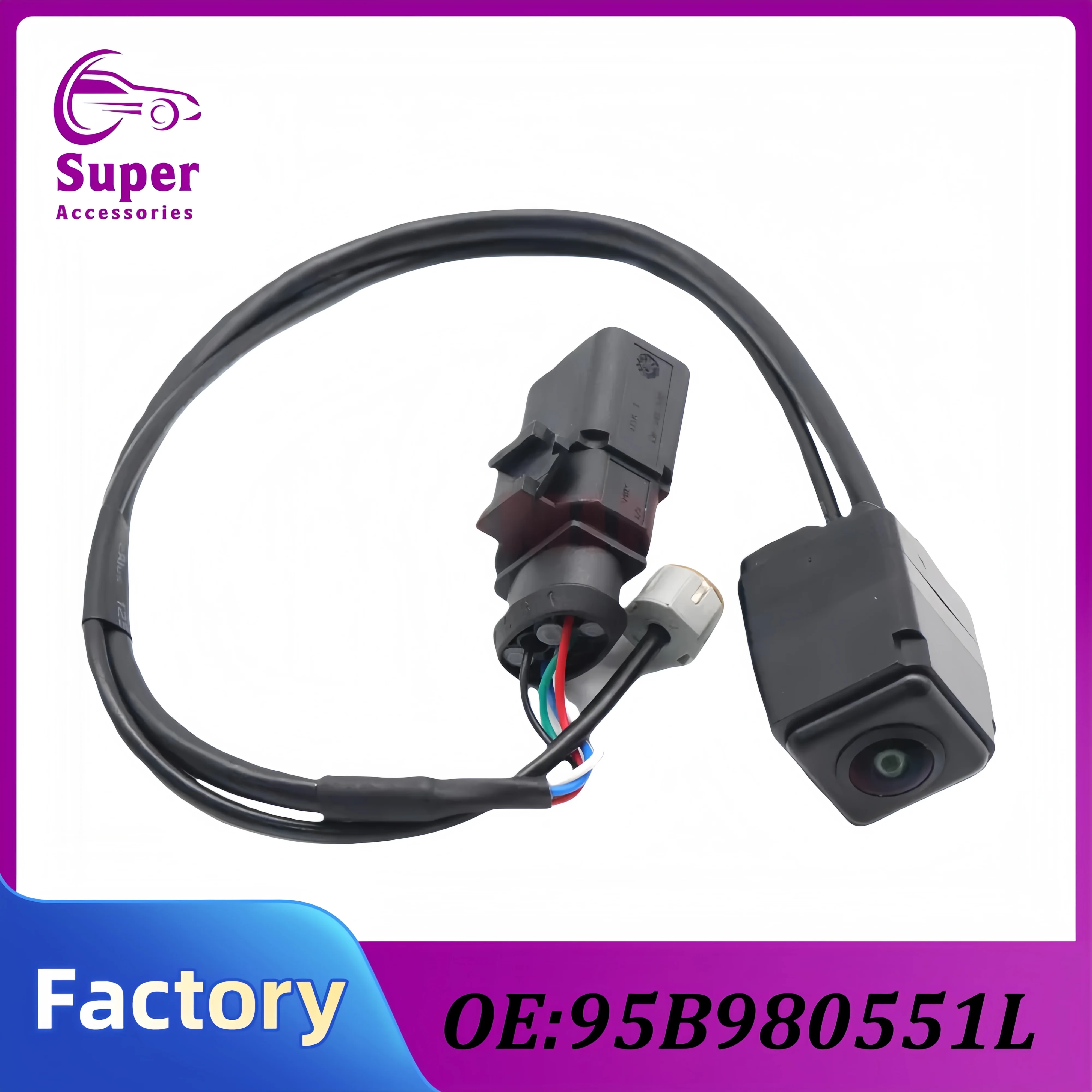 Car Rear View Backup Reversing Parking Camera 95B980551L For Porsche Macan 2017 18 19 20 2021 2022 2023 2024 2025
