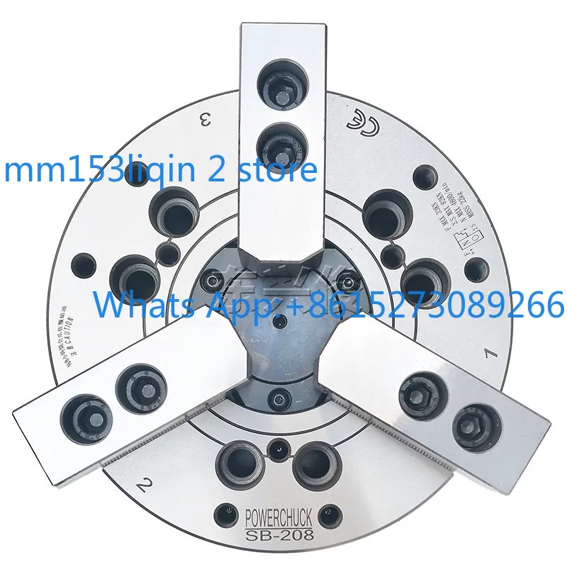 Hydraulic chuck two-claw three-claw hollow 6-inch 8-inch 10-inch 12-inch four-claw