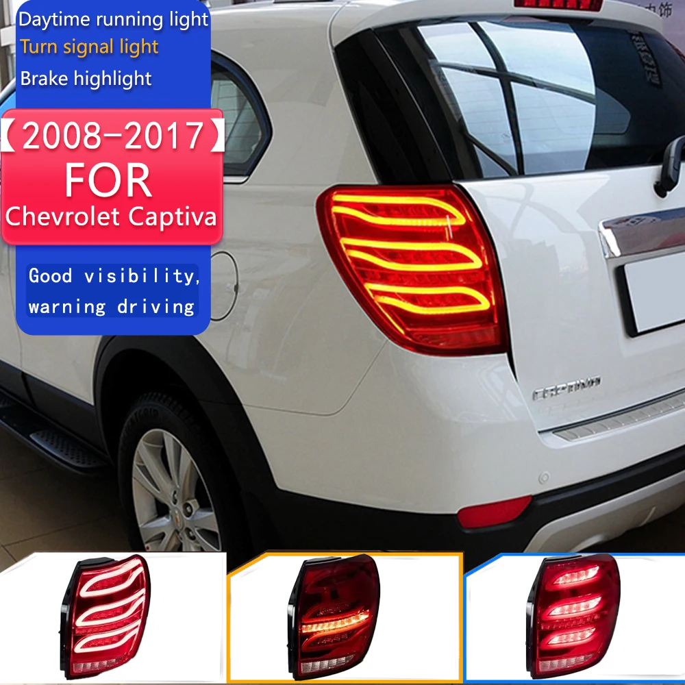 

Car Styling for Chevrolet Captiva Tail Lights 2008-2017 Captiva LED Tail Lamp LED DRL Signal Brake Reverse auto Accessories