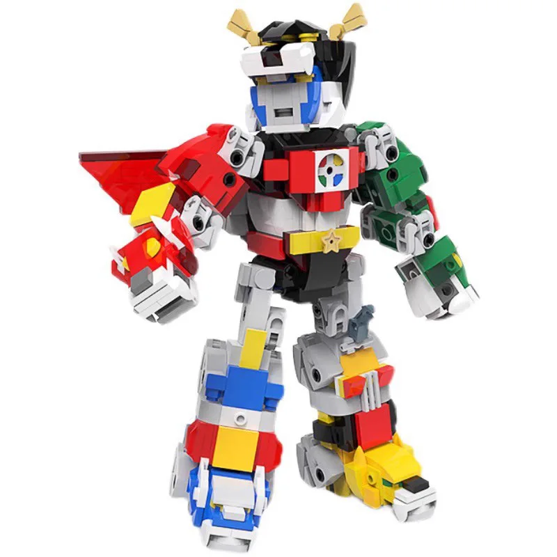 Hot New Voltroned Robot Action Figure Building Blocks Anime Technical Mecha Bricks Constructor Model Brick Set Kids AdultsToys