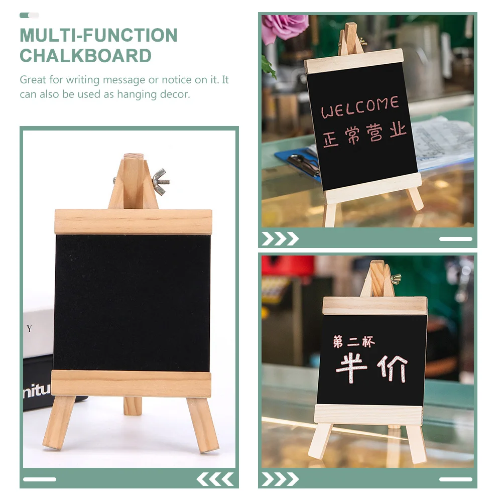 Message Blackboard Household Chalkboard Sign Home Accessory Multi-Function Decorative Desktop Supply Wedding Home Decor Chalk
