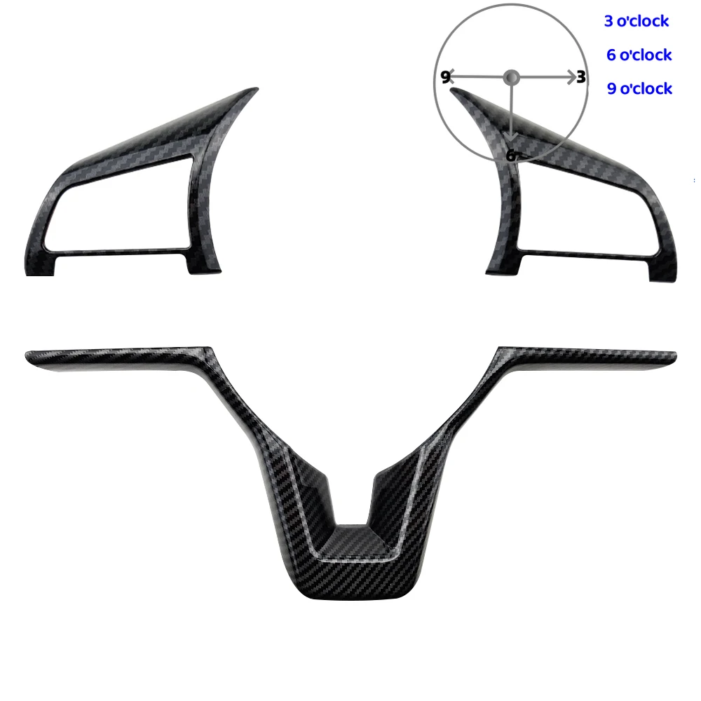 Car Steering Wheel Panel Knob Cover Trim Sticker for Nissan Xtrail T32 Rogue Note Qashqai J11 Versa Juke Micra Kicks Leaf Sentra