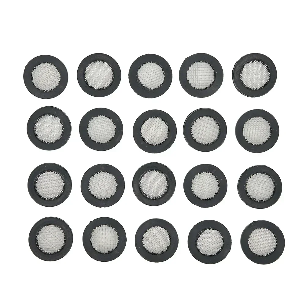 20pcs 19mm Hose Washer Seal O Ring Hose Gasket Filter Net Shower Head Rubber Washer With Stainless Steel Filter Mesh