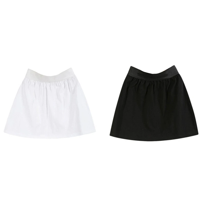 652F – chemise trapèze mi-longue élastique pour femmes, extension, fente latérale, ourlet évasé