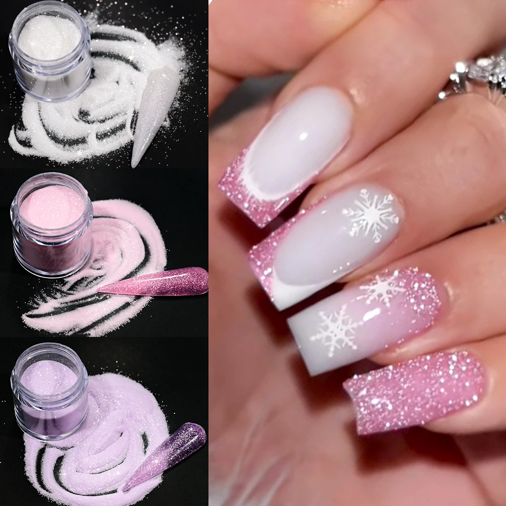 6 Stück rosa nacktes Acryl-Nagelpulver, 3-in-1, schnell trocknend, geruchlos, ungiftig, einfache Mischung, keine Nagellampe erforderlich, Geschenk für Frauen und Mädchen*